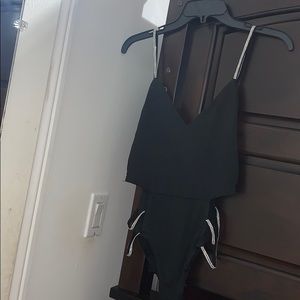 Black bathing suit ; Bodysuit